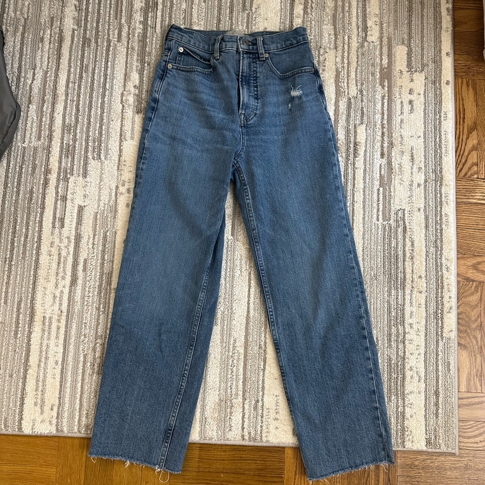 Everlane The Way High Jean - Distressed